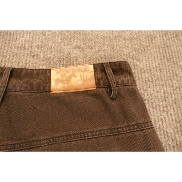 Men's Vivere Black Baggy Denim Jeans With Colt Gun Embroidery Size 34 Waist x 30 - Picture 5 of 11